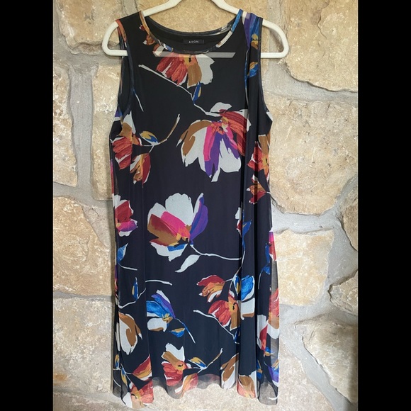 Floral multicolor Avon dress - Picture 2 of 4